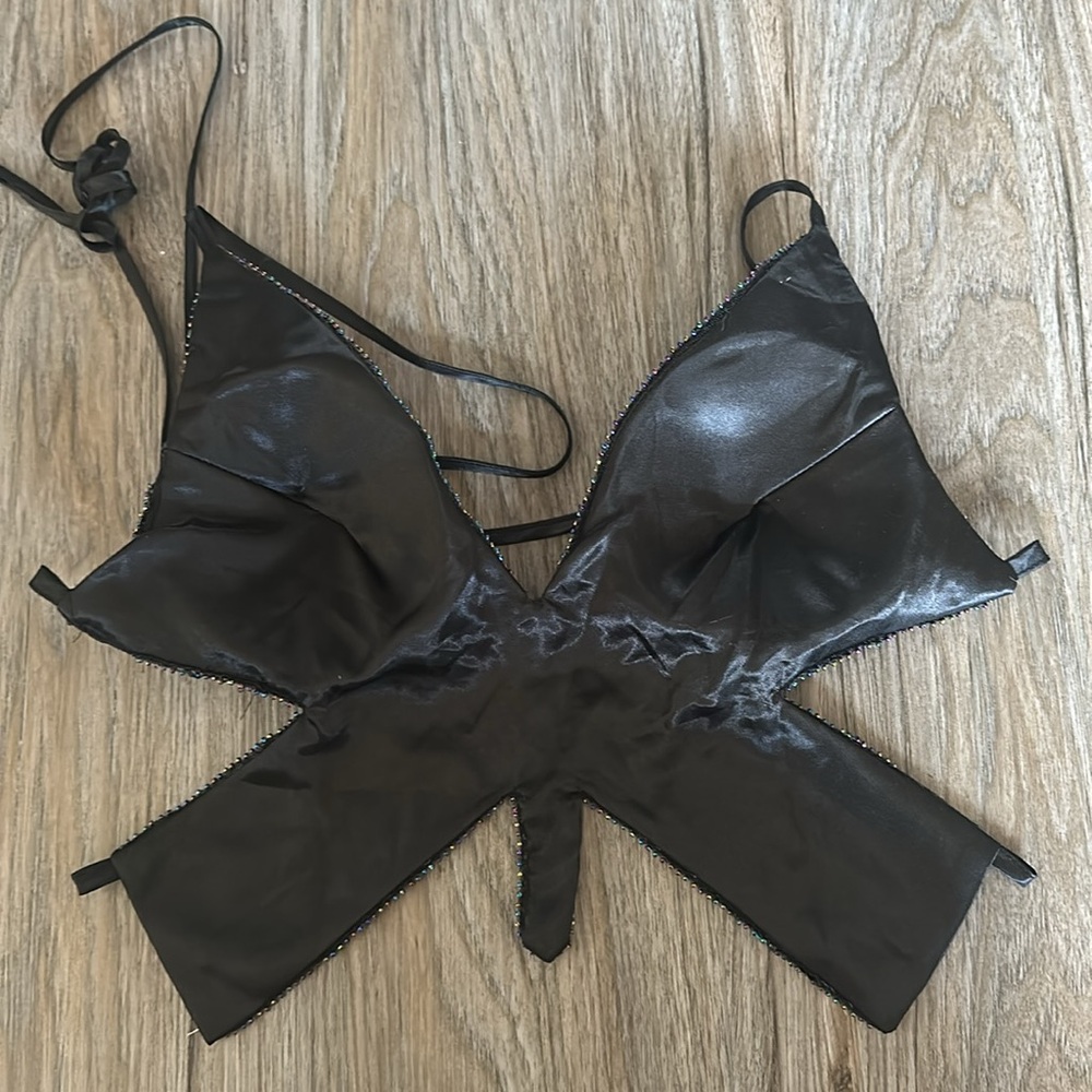 Nasty Gal Sequin Butterfly Top - Picture 5 of 6